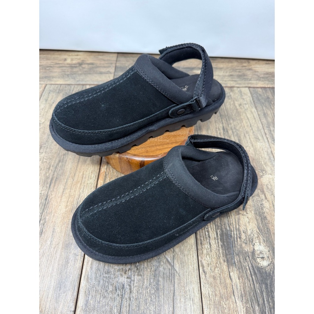 Koolaburra by UGG Burree Slingback Suede Clogs Black 1168093 Womens 7